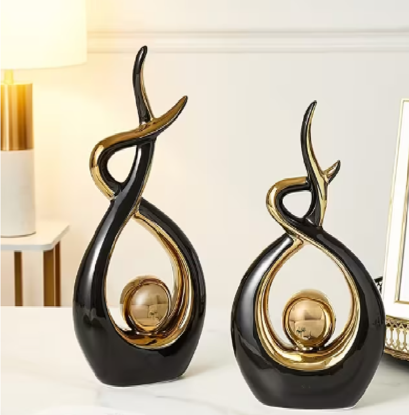 Elementos Decorativos y Elegantes | Esencia Sofisticada  | Figuras Decorativas para Interior