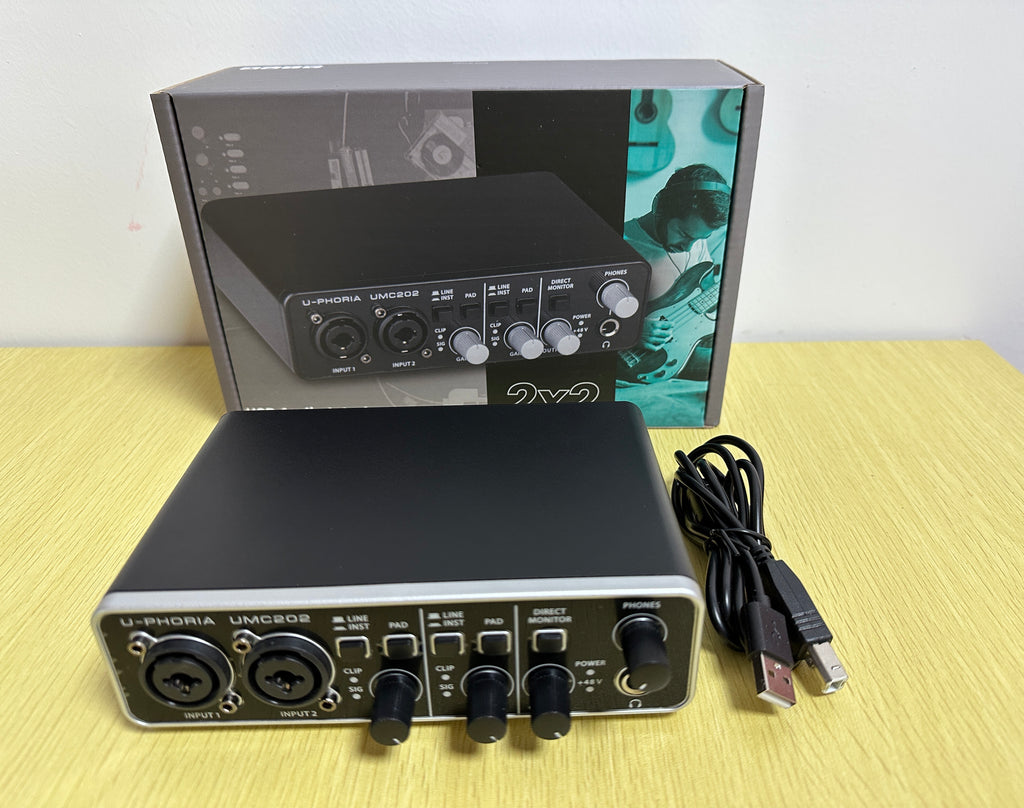 🎧 Behringer U-PHORIA UMC202HD – Interfaz de Audio Profesional 2x2