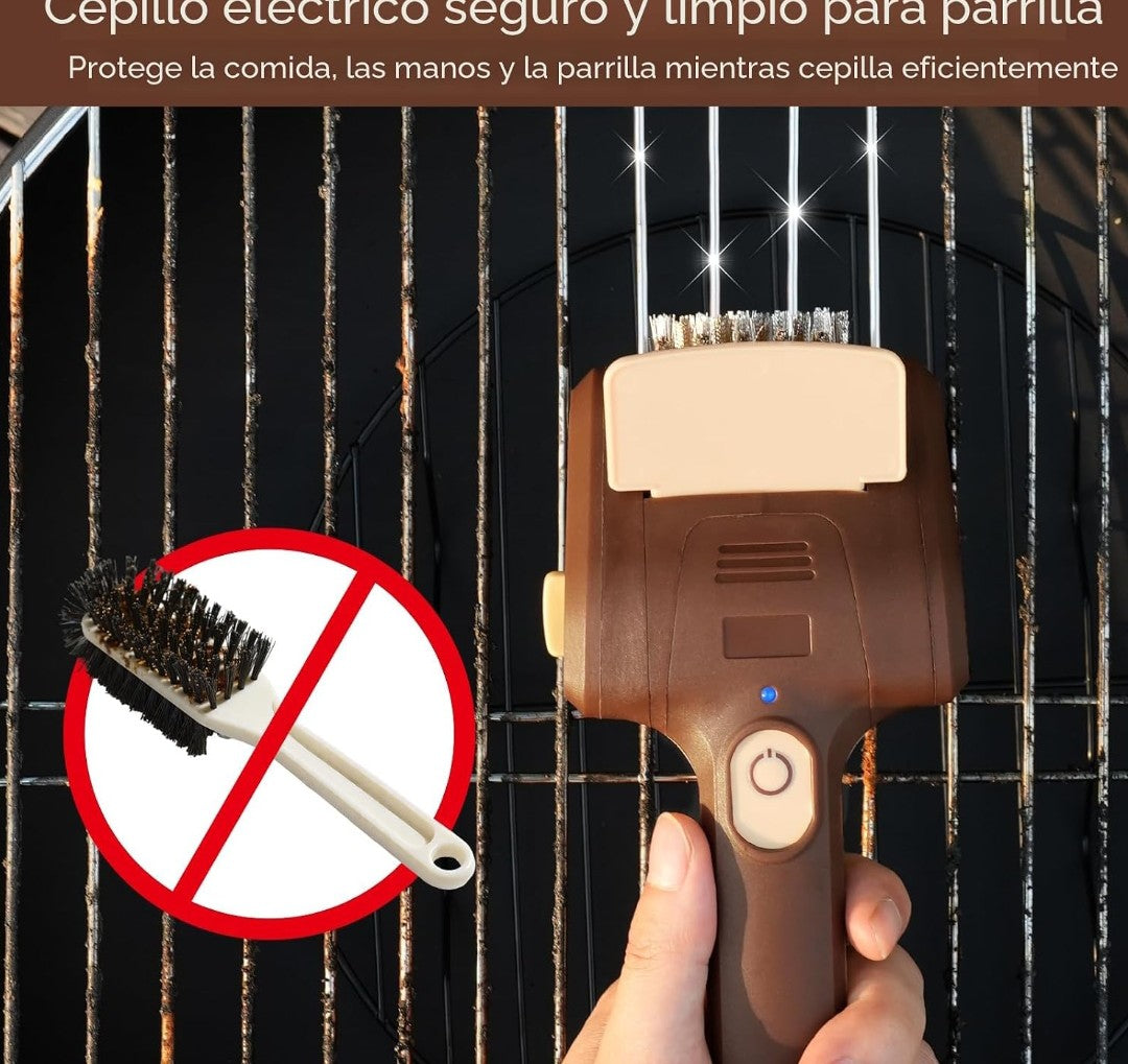 Limpiador de parrilla automático en una pasa está echo